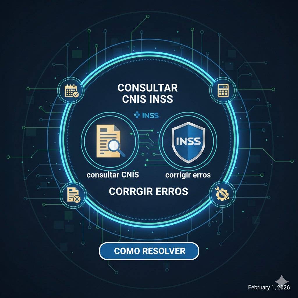 Como consultar o CNIS no INSS e corrigir erros de contribuição