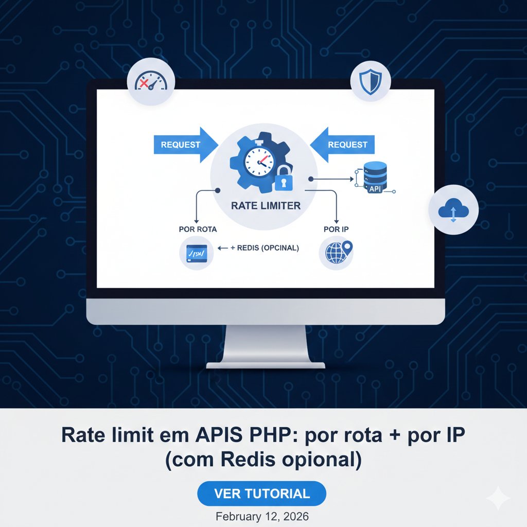 Rate limit em APIs PHP: por rota + por IP (com Redis opcional)