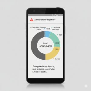 Armazenamento cheio no Android mesmo sem arquivos? Veja como resolver