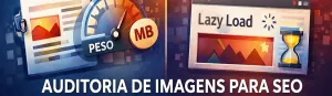 Auditoria de imagens para SEO: ALT, peso, WebP e lazy load na prática