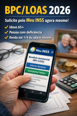 BPC/LOAS 2026: quem tem direito, valor, renda per capita e como solicitar no Meu INSS