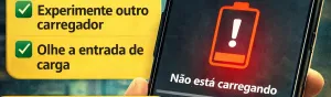 Celular não carrega no Android: o que fazer antes de pensar em defeito