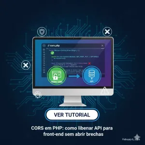 CORS em PHP: como liberar API para front-end sem abrir brechas
