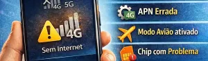 Dados móveis não funcionam no Android: como corrigir internet que não conecta