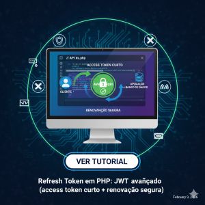 Refresh Token em PHP: JWT avançado (access token curto + renovação segura)
