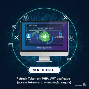 Refresh Token em PHP: JWT avançado (access token curto + renovação segura)