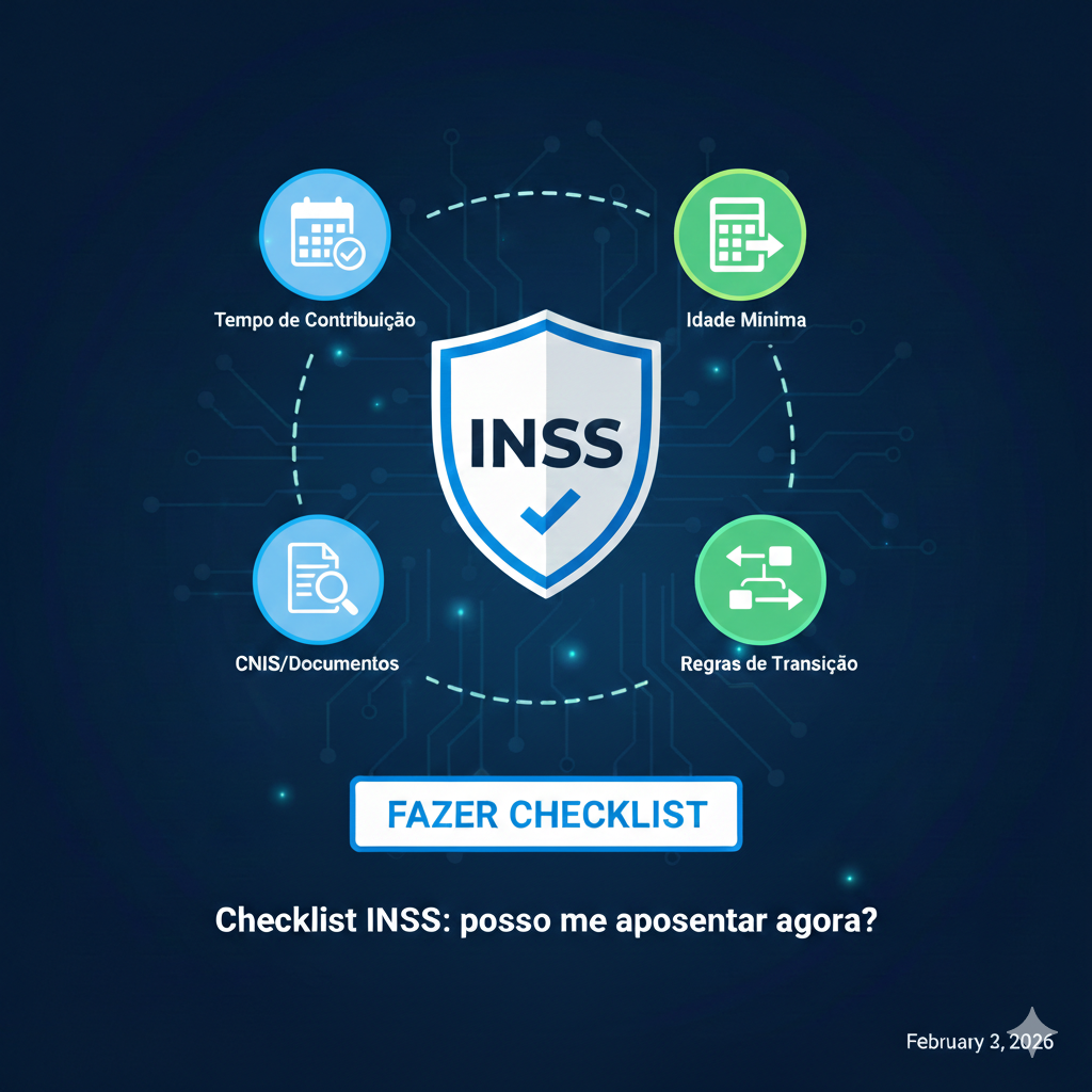 Simulador de regras de aposentadoria do INSS: pontos, idade progressiva e pedágios