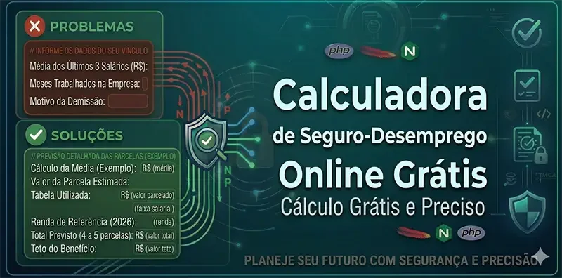 Calculadora de Seguro-Desemprego 2026